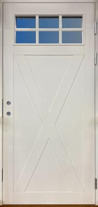 Ytterdörr, spårfräst