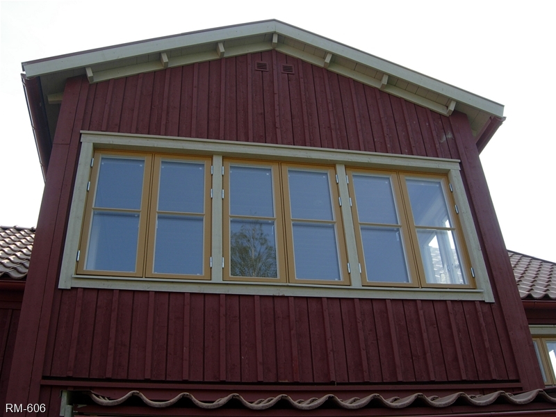 Takkupa eller frontespis med fönster