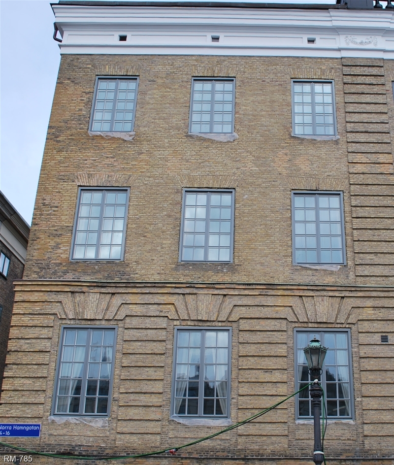 Salgrenska palatset i Göteborg, fasad mot Hamngatan